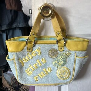 EUC VINTAGE JUICY GIRLS RULE BAG